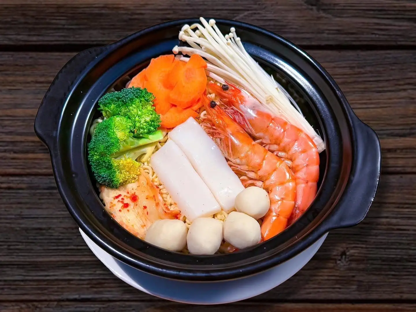 Hình ảnh Mì kim chi hải sản