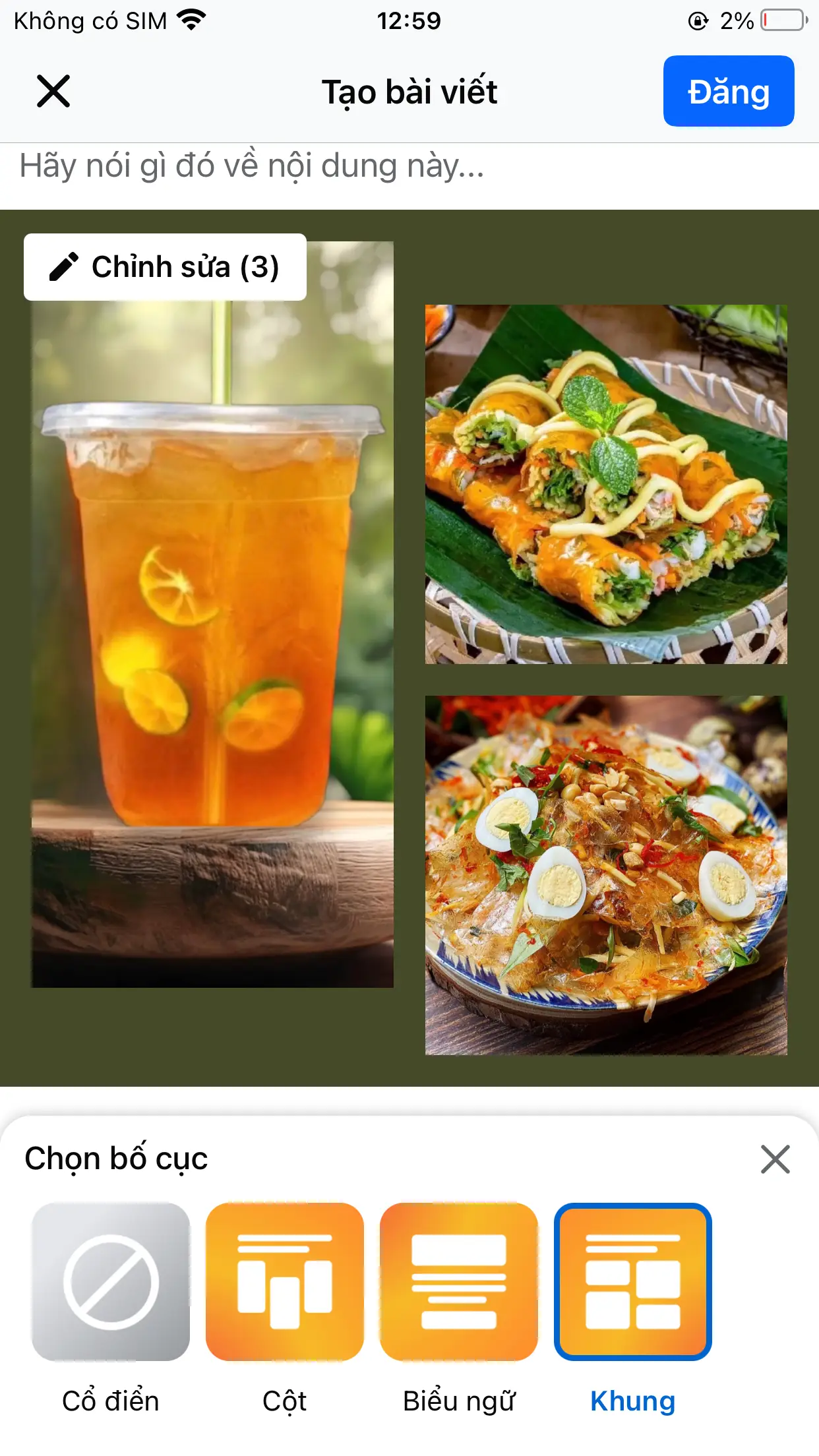 Hình ảnh Combo cuốn - bánh tráng trộn - trà tắc