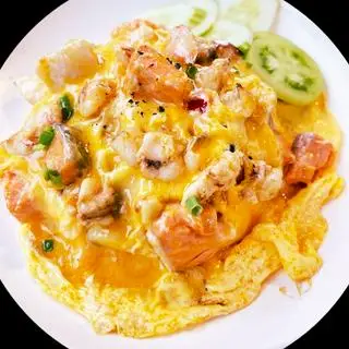 Hình ảnh Cơm cá hồi teriyaki