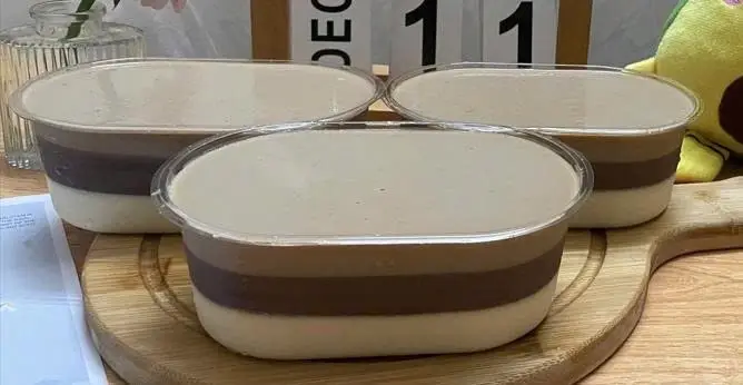 Hình ảnh Rau câu tiramisu ( best seller) - Hộp 450g