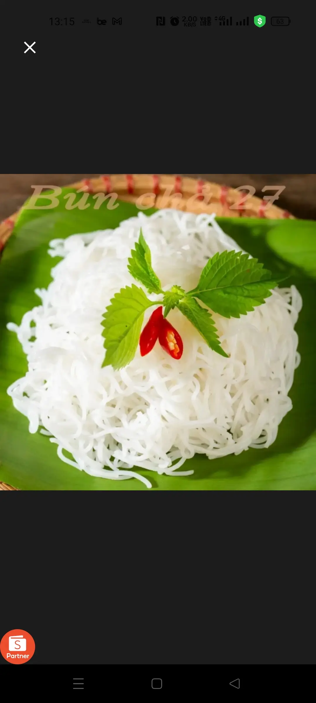 Hình ảnh Bún thêm