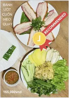 Hình ảnh Bánh ướt cuốn heo quay