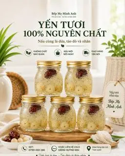 Hình ảnh yến chưng 