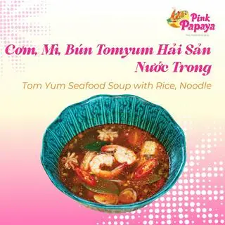 Hình ảnh Cơm, Mì, Bún Soup Tomyum hải sản nước trong 