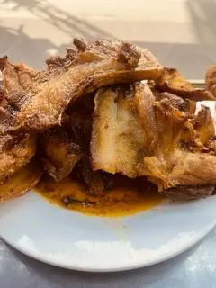 Hình ảnh Cơm ba rọi chiên nước mắm