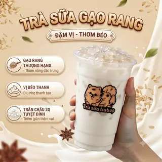 Hình ảnh trà sữa gạo rang