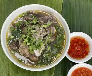 Hình ảnh Cháo sườn - gân - bò viên