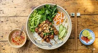 Hình ảnh Bún nem nướng