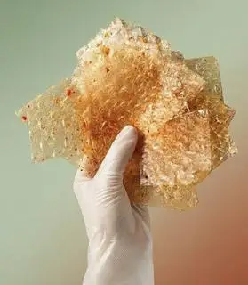Hình ảnh Bánh tráng tỏi phi nhà làm (Trộn sẵn)