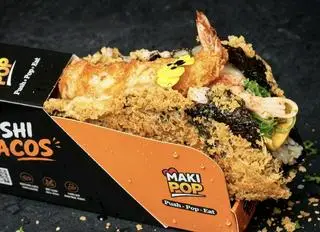 Hình ảnh TA04. Ebi Tempura Kani Taco-Tôm Chiên Tempura