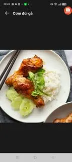 Hình ảnh Cơm đùi gà