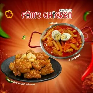 Hình ảnh Combo gà rán không xương half - tokbokki
