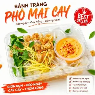Hình ảnh Bánh tráng Ủ bơ chấm Sốt Phô mai cay  Đặc biệt 
