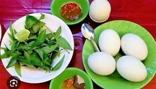 Hình ảnh hột vịt luộc combo 2 trái 