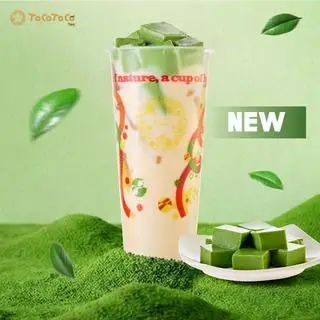 Hình ảnh Xanh sữa nhài matcha tươi