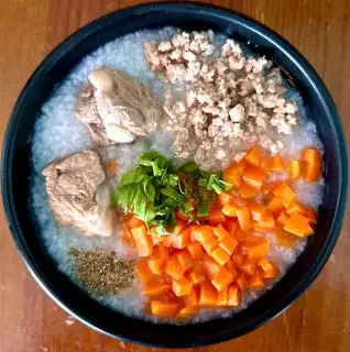 Hình ảnh Cháo sườn cà rốt