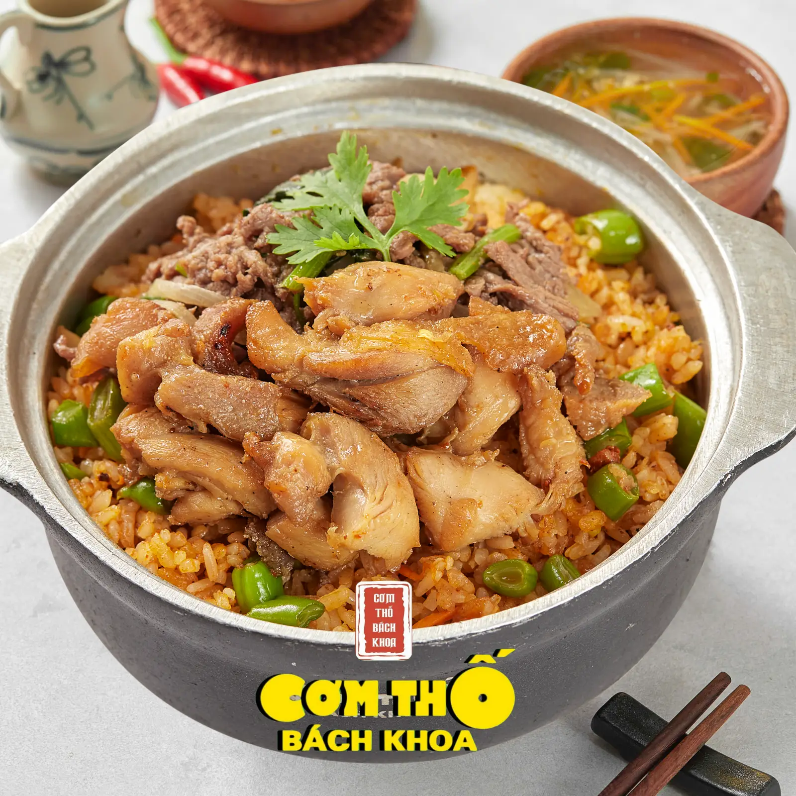 Hình ảnh CƠM THỐ GÀ