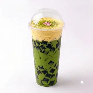 Hình ảnh Matcha Latte sương sáo kem cheese 