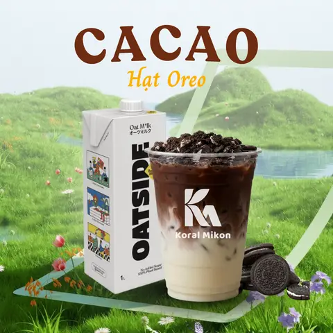 Hình ảnh Cacao Hạt Oreo