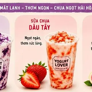 Hình ảnh Sữa chua lắc vị dâu tây
