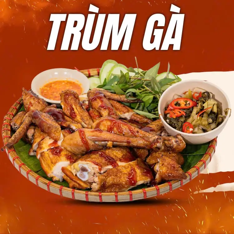 Hình ảnh Gà nướng xá xíu ( nữa con)
