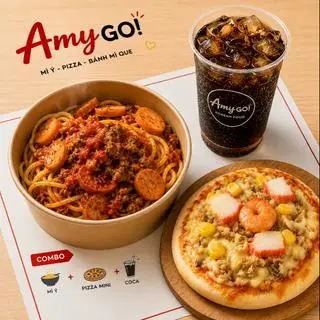 Hình ảnh Combo Mì Ý + Pizza Mini + Coca