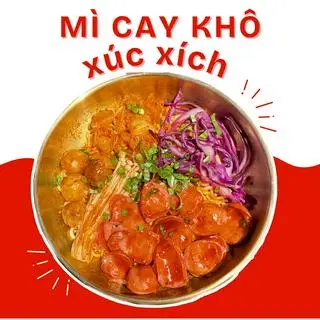 Hình ảnh Mì cay khô xúc xích