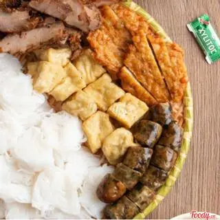 Hình ảnh Bún đậu + x2Chả cốm + x2Dồi sụn + x4Thịt nướng