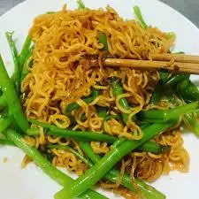 Hình ảnh Mỳ xào rau muống 