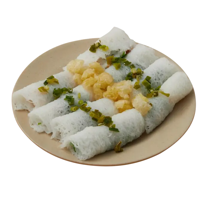 Hình ảnh Bánh Hỏi Cuốn Tôm Cháy Heo Quay