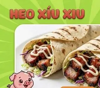 Hình ảnh Tacos Heo xíu xiu + 1 coca 330ml