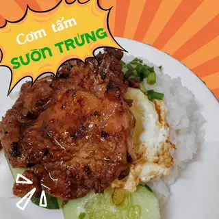 Hình ảnh Cơm sườn ốp la