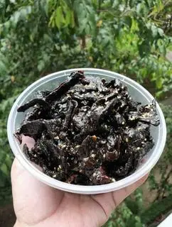 Hình ảnh Khô bò đen