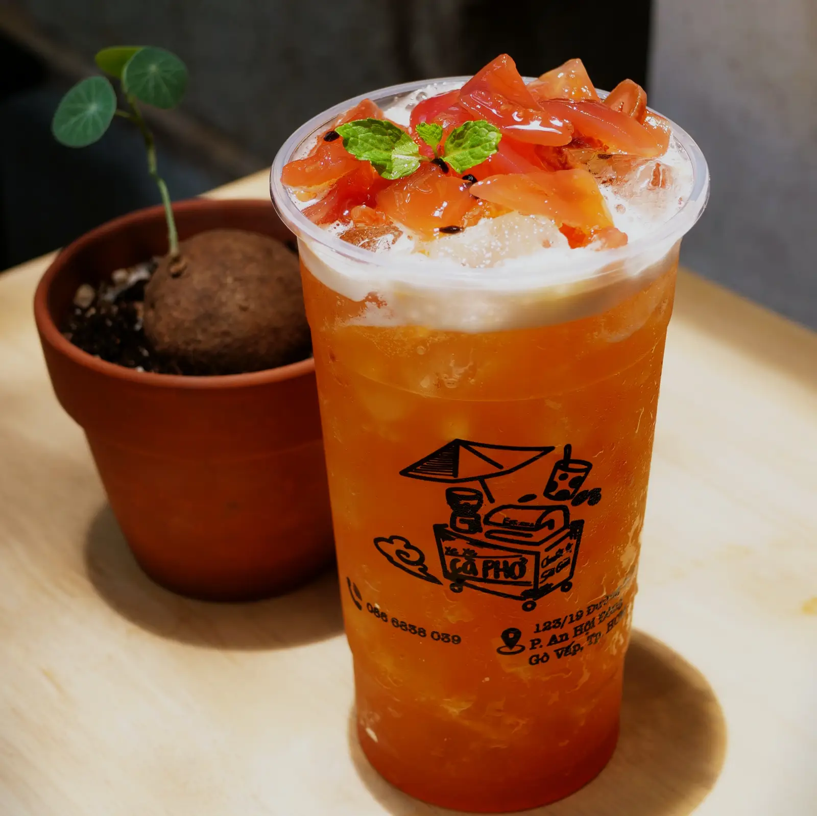 Hình ảnh Trà Dây Xí Khoang (Chanh Dây) 700ml
