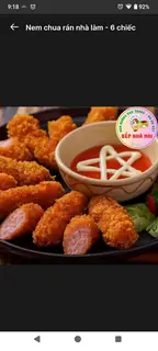 Hình ảnh Nem chua rán nhà làm ( 6 cái )