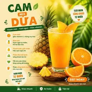 Hình ảnh Cam mix dứa