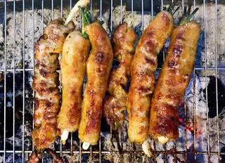 Hình ảnh Lòng nướng hành hoa siêu ngon