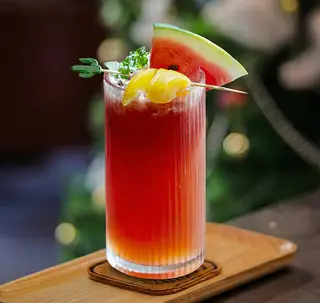 Hình ảnh Trà Đào Dưa Hấu