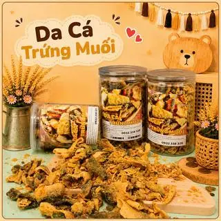 Hình ảnh Da cá lắc trứng muối