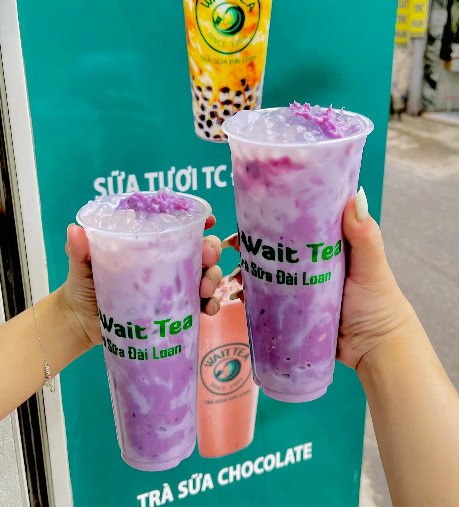 Hình ảnh Trà Sữa Sốt Khoai Môn Tươi