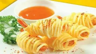 Hình ảnh tôm cuộn khoai tây 