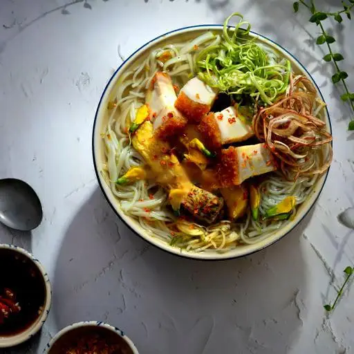 Hình ảnh Bún cá - heo quay