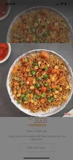 Hình ảnh mì trộn rau củ ( cay hoặc ko cay)