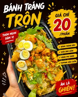 Hình ảnh Bánh Tráng Trộn Bình Thường 