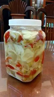 Hình ảnh Măng tươi ngâm tỏi ớt, mắc mật