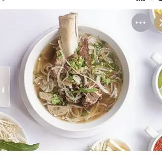 Hình ảnh phở sườn bò