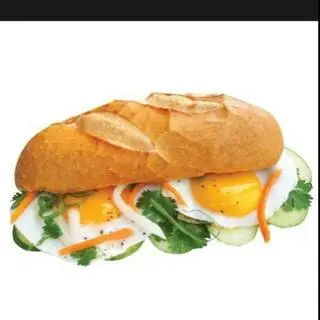 Hình ảnh Bánh mì 2 Trứng ốp la