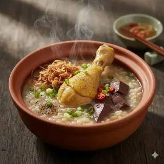 Hình ảnh Cháo đùi gà 
