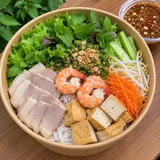 Hình ảnh Bún Mắm Nêm Tôm thịt luộc 
