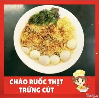 Hình ảnh Cháo ruốc thịt trứng cút luộc